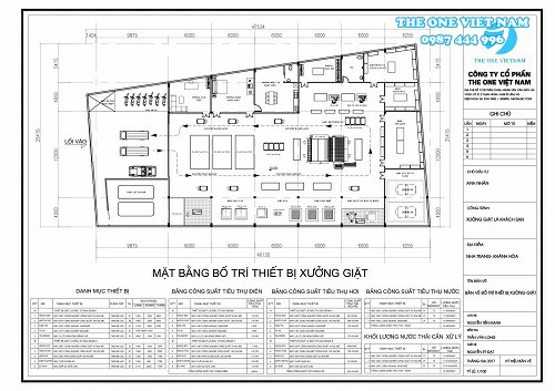 Xưởng giặt công suất 4-5 tấn